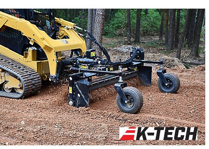 Power Rake (Harley Rake) For Skid Steer 72″ rental in Orillia