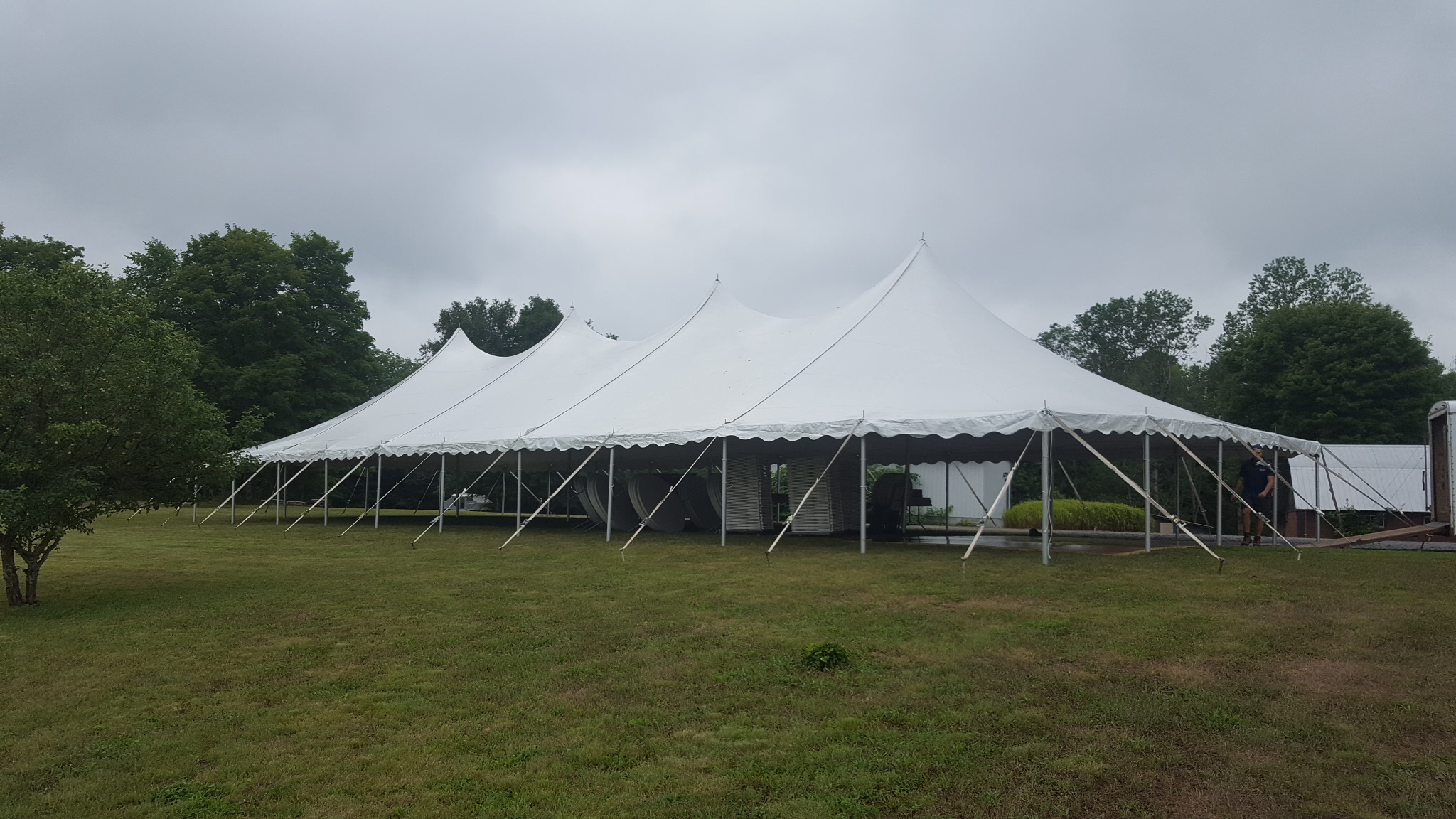 40’x100′ Pole Tent rental in Orillia